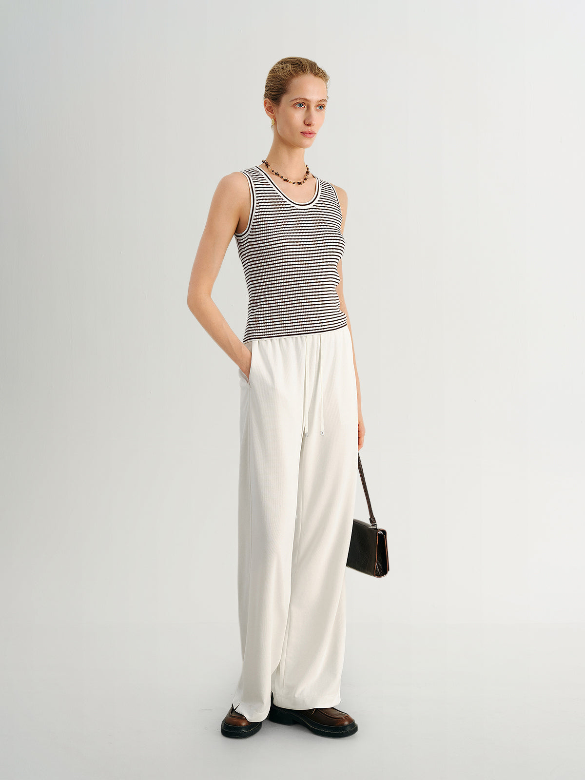 Nautical Striped Sleeveless Tank