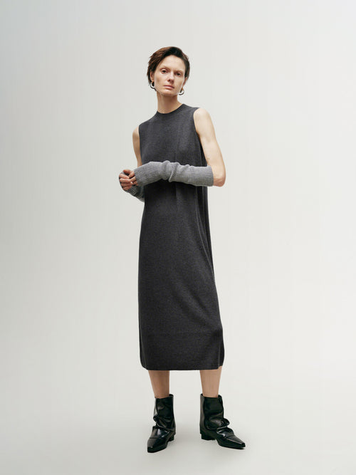 Load image 1 in gallery view. Sleeveless Jersey Dress