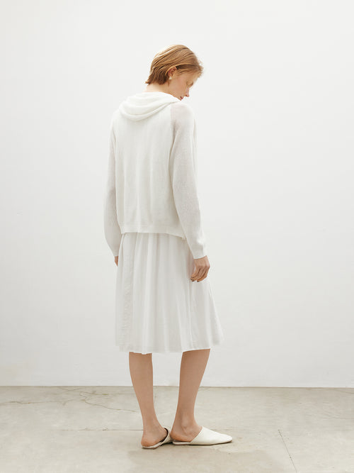 Load image 1 in gallery view. Cable-Knit Net Hoodie