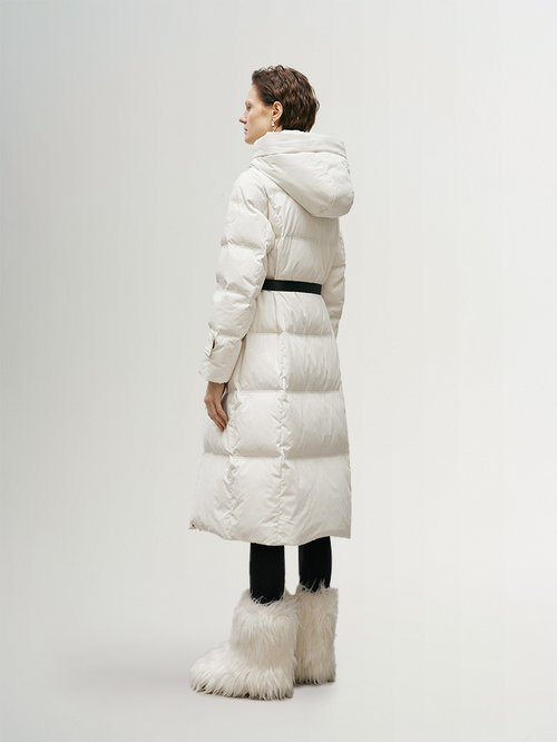 Load image 1 in gallery view. Goose Midi Ski Puffer Jacket - MEILLEUR MOMENT OFFICIAL STORE NEW YORK 