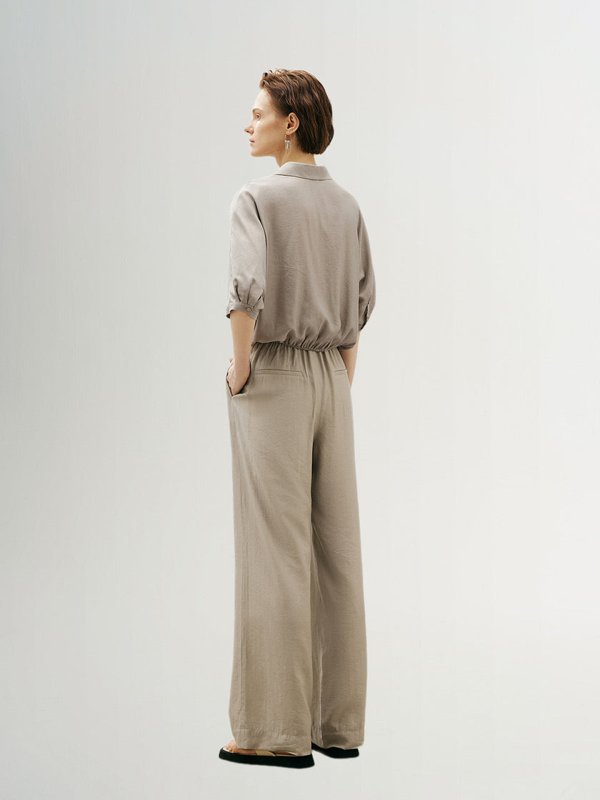 Straight Fit Trousers