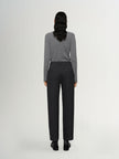 Turtleneck Cashmere Sweater Gray