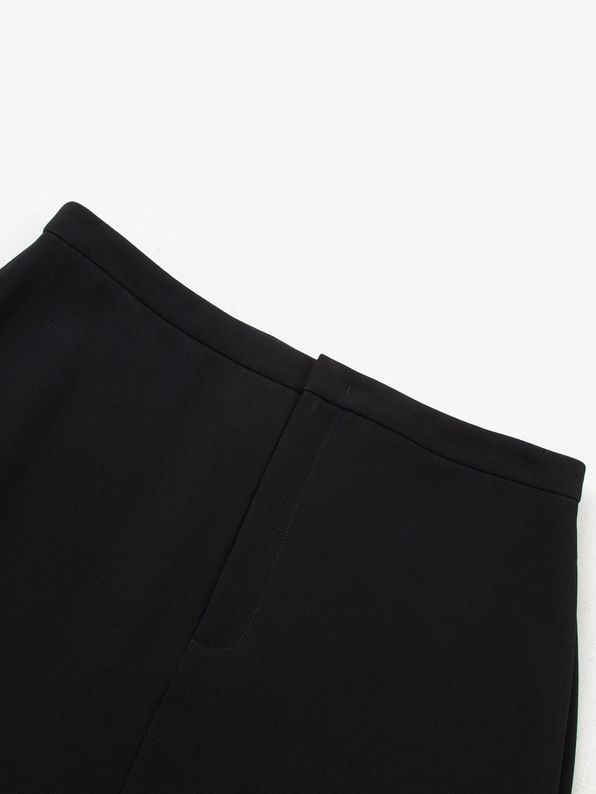 A-Line Triacetate Midi Skirt