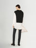 Faux Two-Piece Wool Knit Top