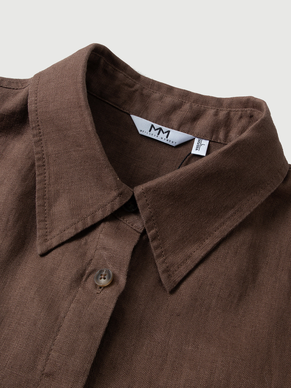 Belted Pure Linen Safari Top