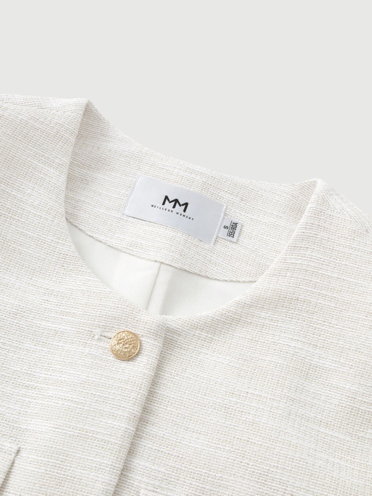 Short Sleeved Button Jacket