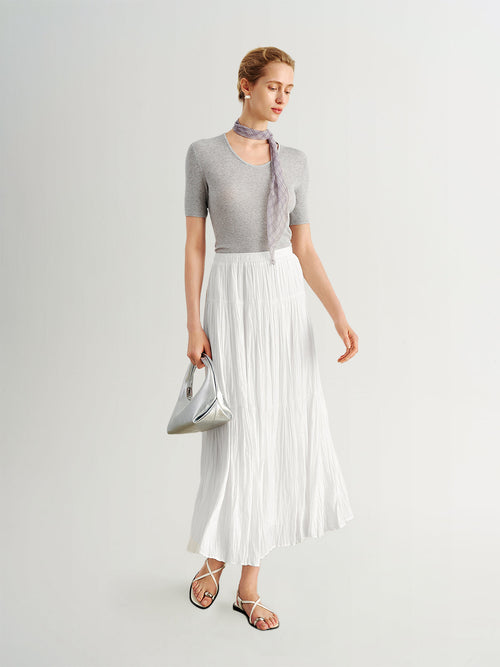 Load image 1 in gallery view. Pleated Skirt