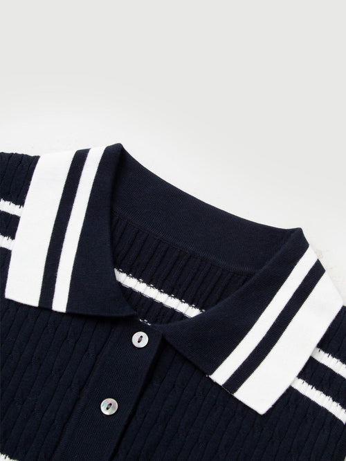 Load image 1 in gallery view. Polo Sleeveless Cotton Knit Top