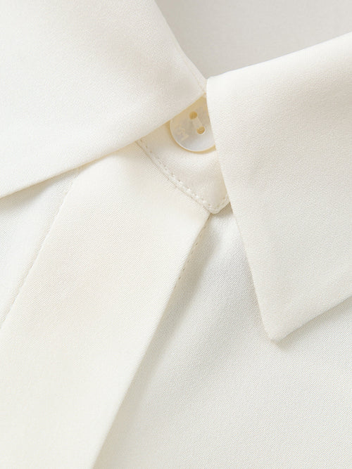 Load image 1 in gallery view. Sleeveless Silk Shirt Top