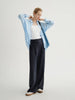 MEILLEUR MOMENT Lyocell Pants -Styled with Blue Shirt