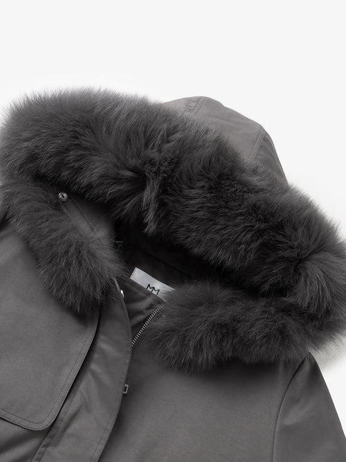 Load image 1 in gallery view. Fox Fur Parka