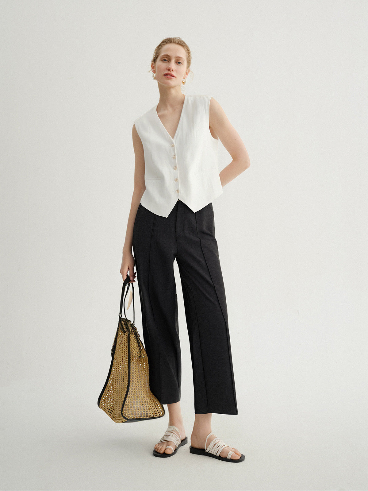 Linen Vest Top