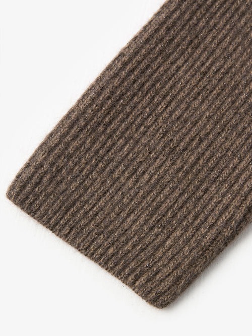 Load image 1 in gallery view. High-Neck Rabbit Wool Blend Sweater
