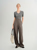 Brown Drawstring Pants