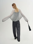 Cashmere-Silk Relaxed Pullover Sweater