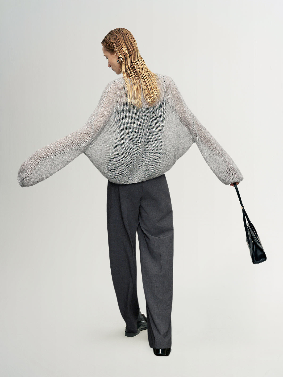 Cashmere-Silk Relaxed Pullover Sweater