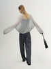 Cashmere-Silk Relaxed Pullover Sweater
