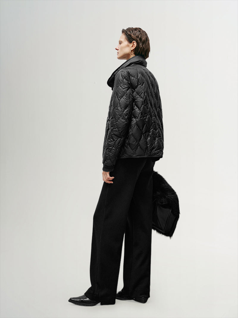 Ripple Goose Quilted Down Jacket - MEILLEUR MOMENT OFFICIAL STORE NEW YORK 