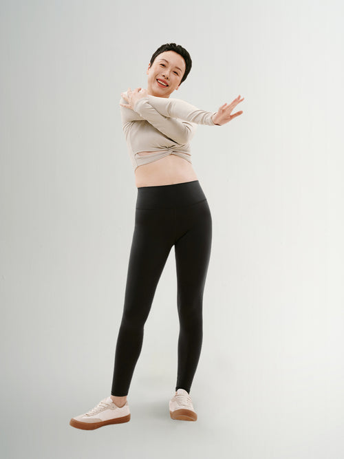 Load image 1 in gallery view. Slim Fit Yoga Knitwear Top