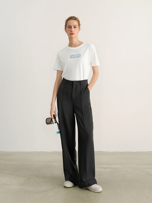 Load image 1 in gallery view. Pure Cotton T-shirt