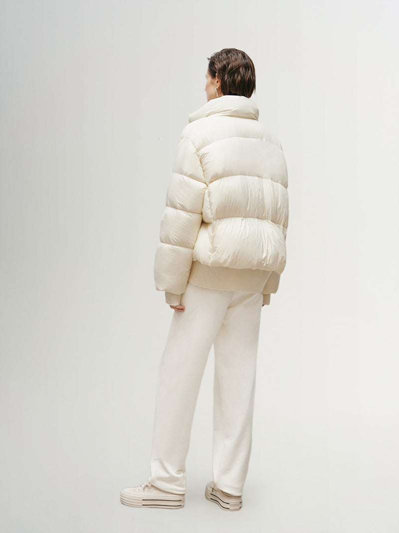 Short Goose Down Puffer Jacket