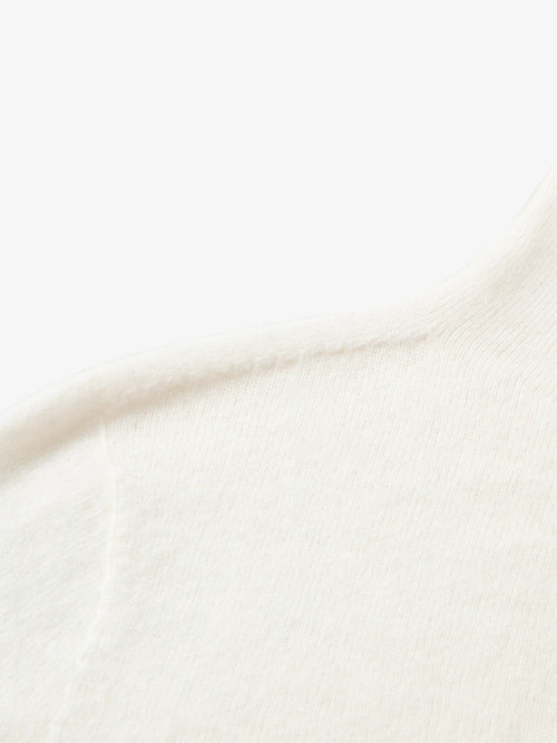 Load image 1 in gallery view. White Slim Fit Cashmere Sweater 599A133005Q