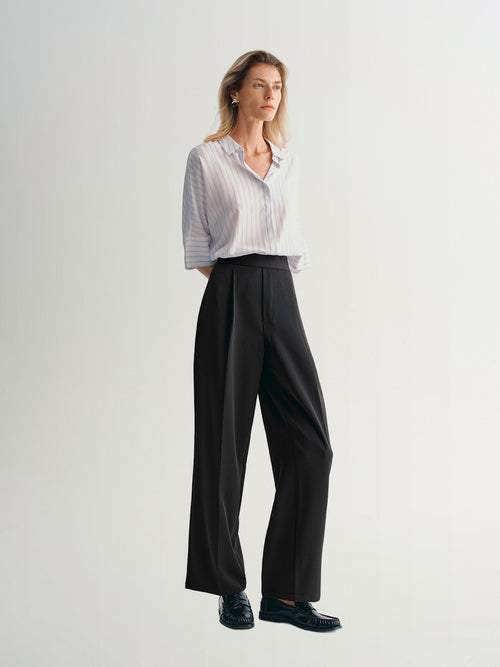 Load image 1 in gallery view. Pinstriped Short Sleeved Shirt