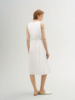 Stand Collar Sleeveless Dress