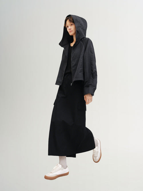 Load image 1 in gallery view. Zipper Hoodie Jacket