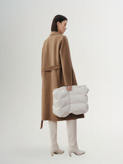Load image 1 in gallery view. Pure Wool Midi Coat
