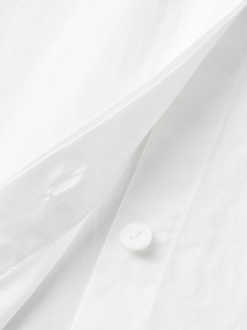 Load image 1 in gallery view. Concealed Placket Pure Cotton Shirt