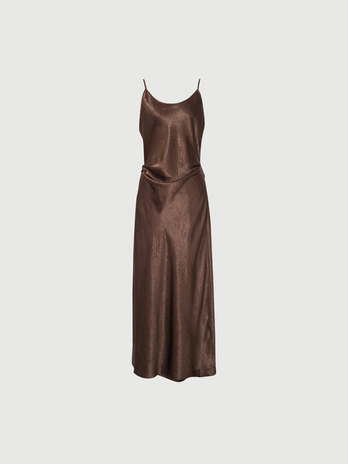 miss coco silk look slip dress Lumire Satin Slip Dress