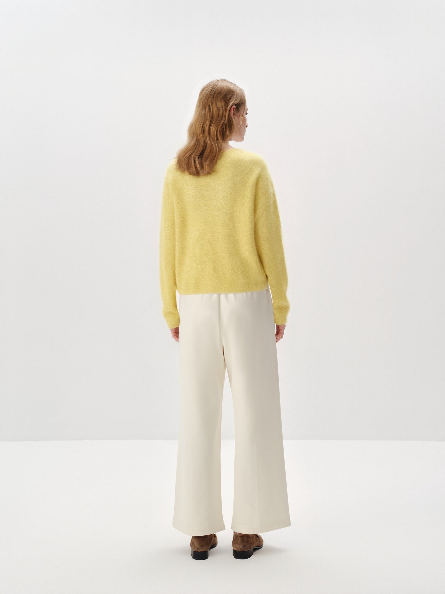 Relaxed V-Neck Raglan Sweater