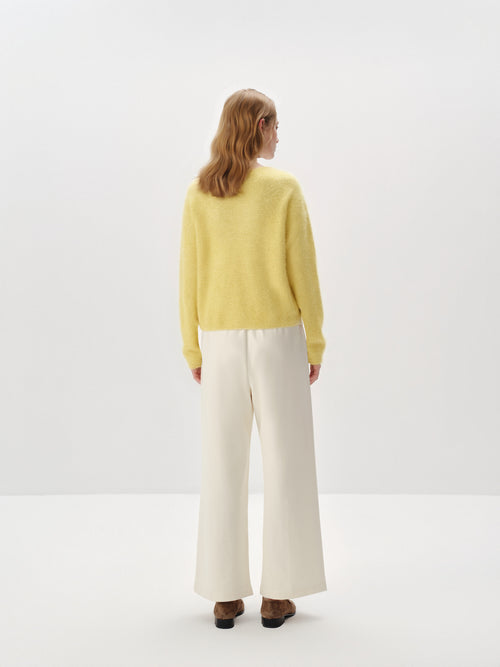 Load image 1 in gallery view. Relaxed V-Neck Raglan Sweater