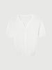 V Neck Short Sleeves Knit Top