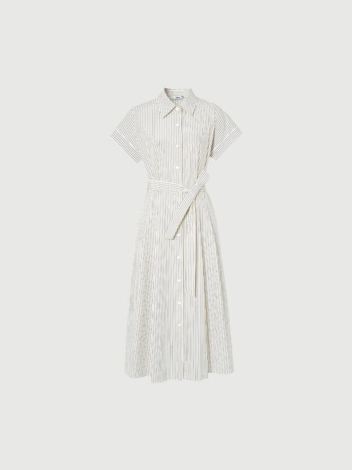 Load image 1 in gallery view. Short Sleeves 100% Cotton Dress