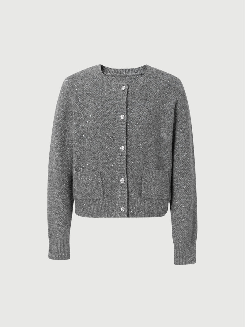 Relaxed Fit Short Cardigan - MEILLEUR MOMENT OFFICIAL STORE NEW YORK 