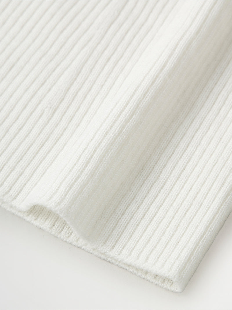 Pure Wool Mock Neck Sweater - MEILLEUR MOMENT OFFICIAL STORE NEW YORK 