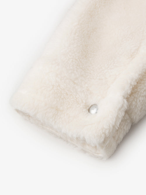 Load image 1 in gallery view. Pure Wool Fluffy Coat