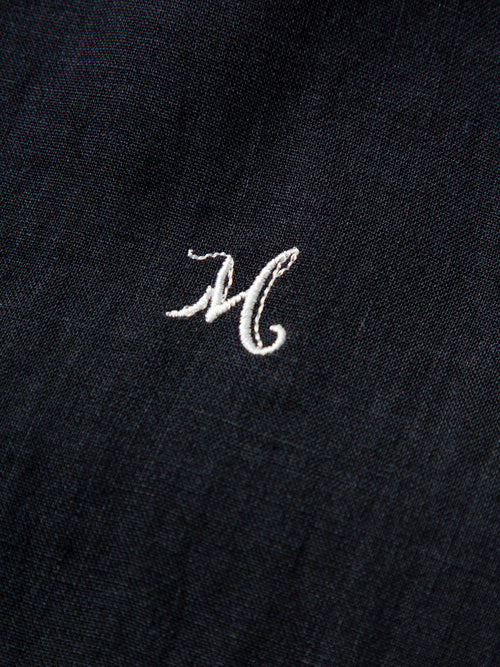 Load image 1 in gallery view. Relaxed-Fit Structured Shoulder Long-Sleeve Lapel Shirt