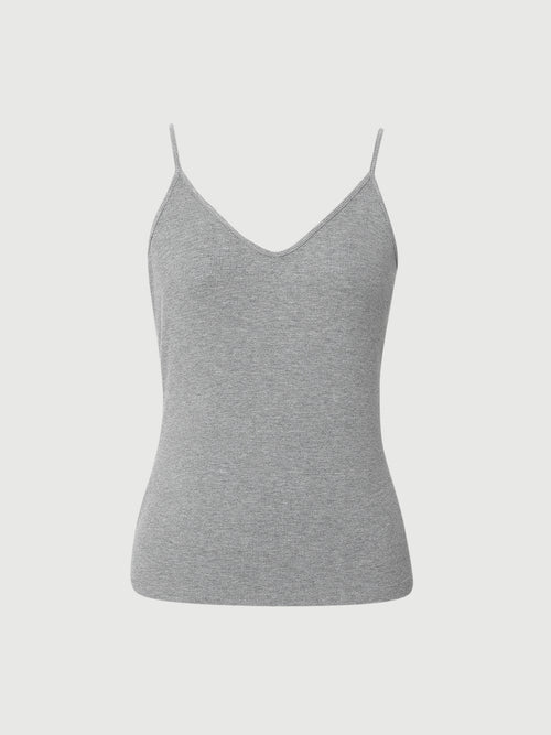 Load image 1 in gallery view. Gray camisole on a light gray background