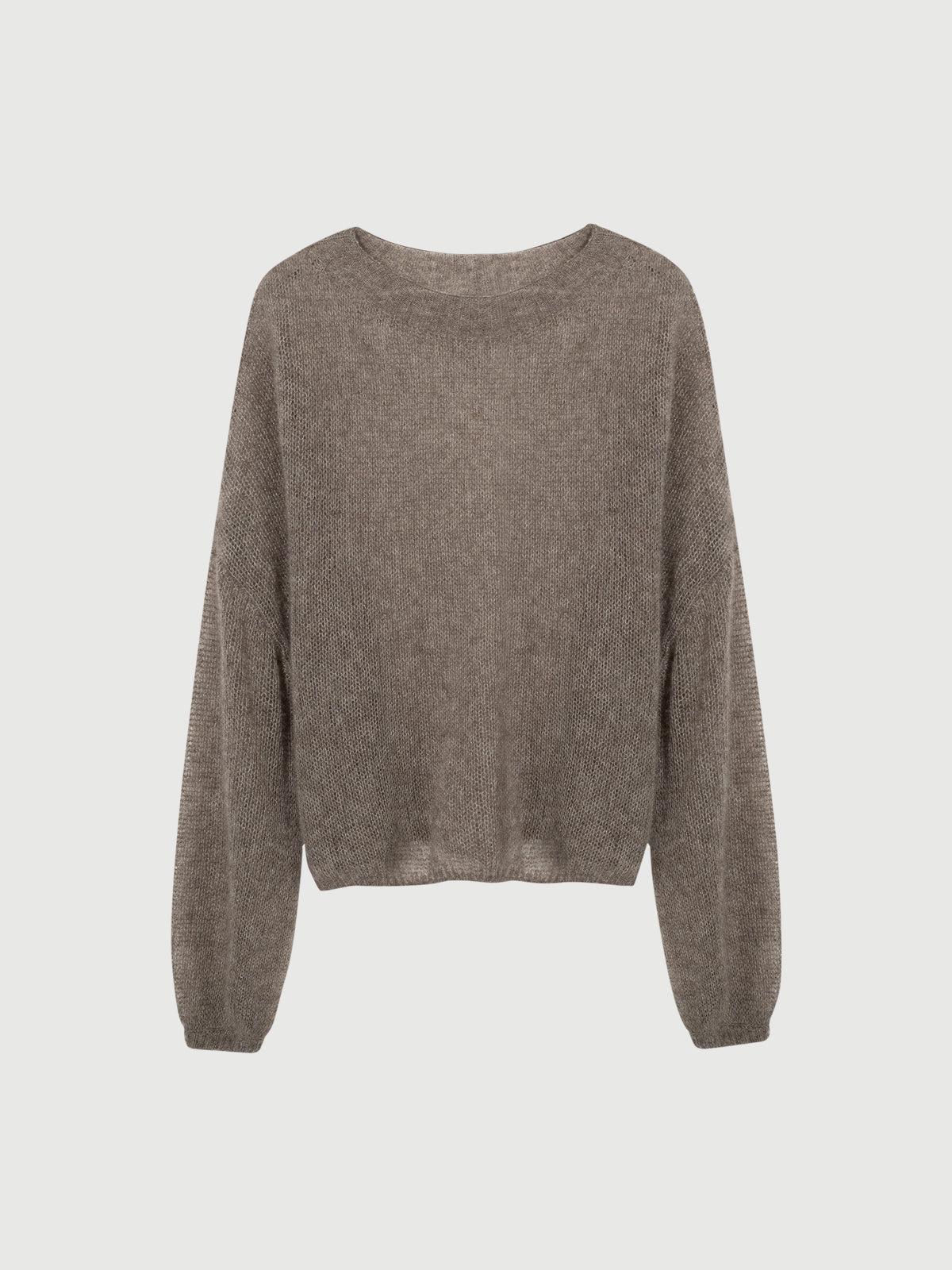 Cashmere-Silk Relaxed Pullover Sweater