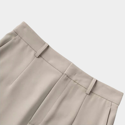 Load image 1 in gallery view. Tailored Off-White Cotton Jeans