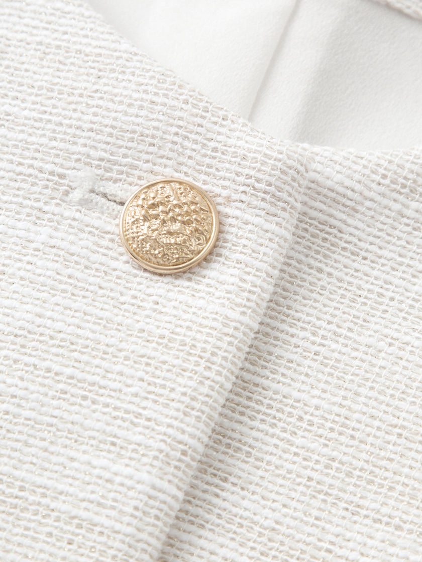 Short Sleeved Button Jacket