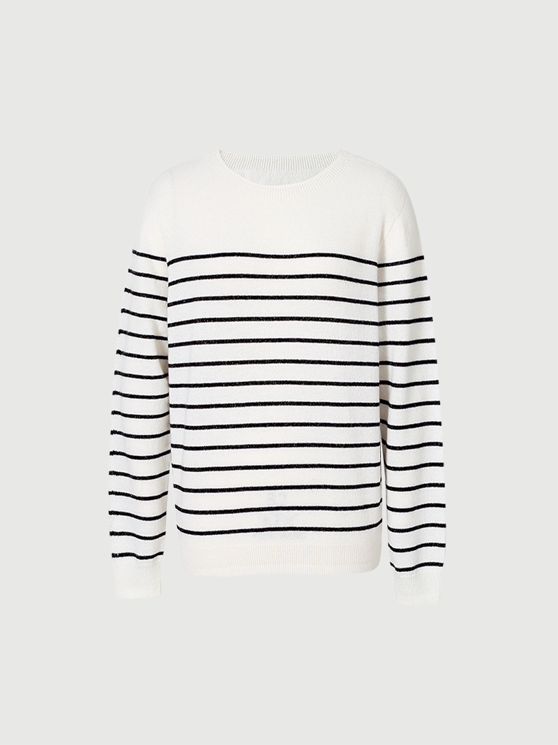 Striped Cashmere Sweater - MEILLEUR MOMENT OFFICIAL STORE NEW YORK 