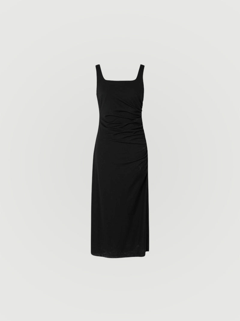 Sleeveless Square Neck Dress
