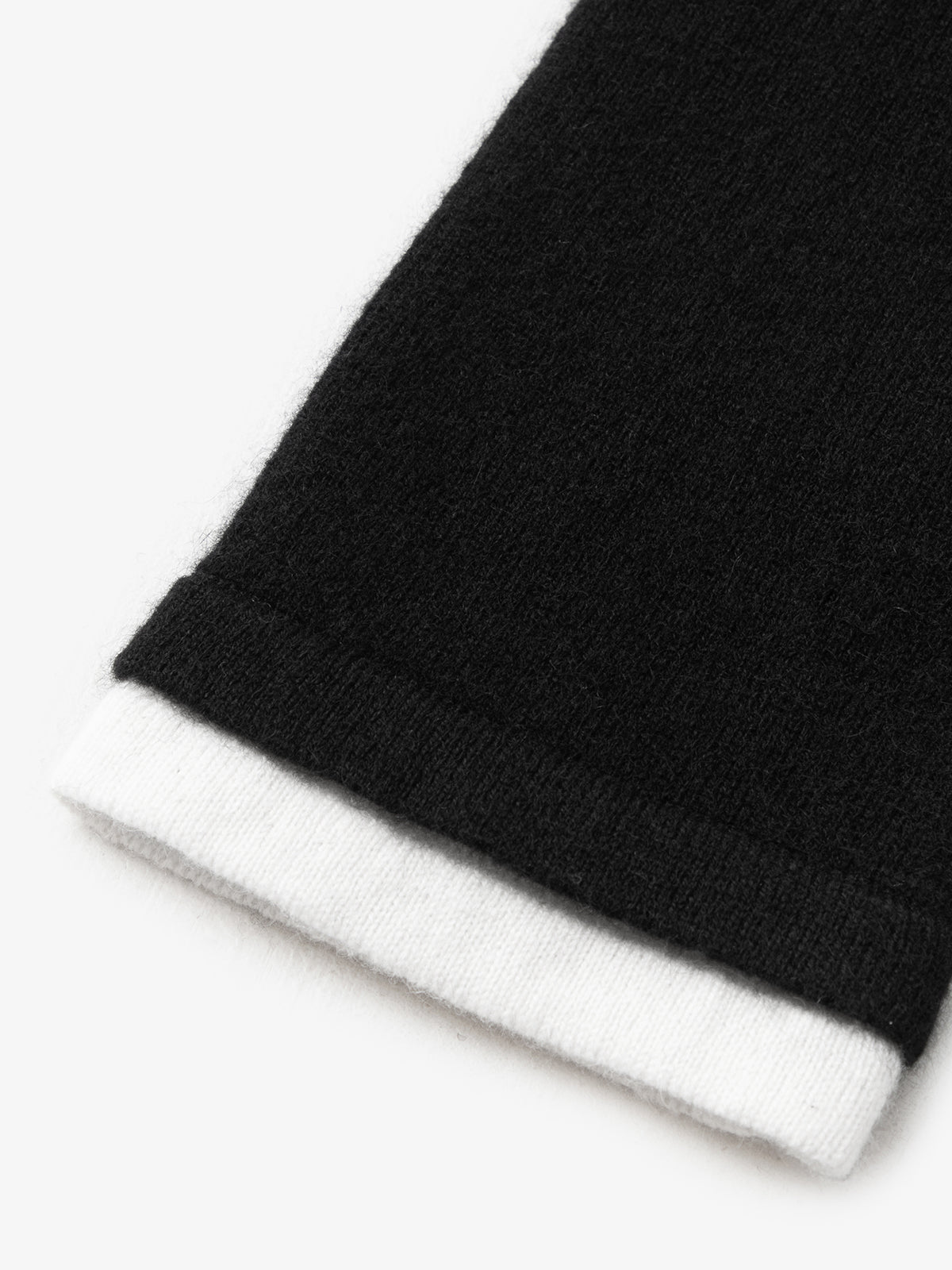 Pure Cashmere Contrast Binding Sweater