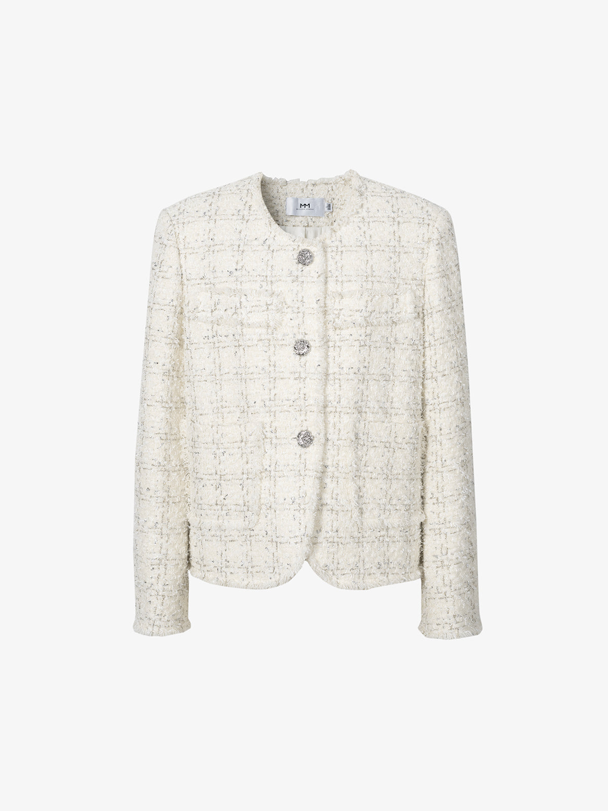 CARLA Tweed Jacket 白　サイズ2 CARLA Tweed Jacket 白 サイズ2 CARLA Tweed Jacket 白 サイズ2 CARLA