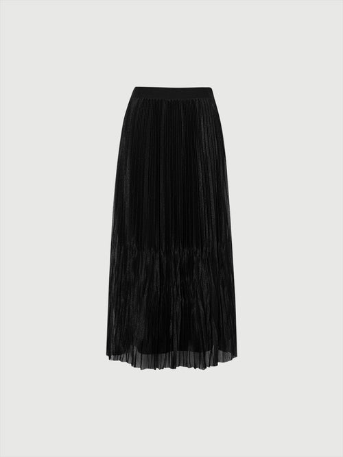 Load image 1 in gallery view. Pleated  MidI Skirt - MEILLEUR MOMENT OFFICIAL STORE NEW YORK 
