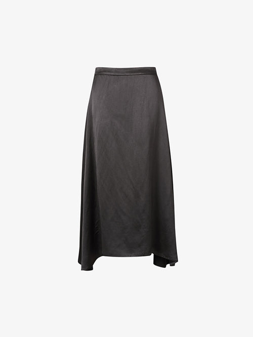 Load image 1 in gallery view. Flowy Acetate Skirt